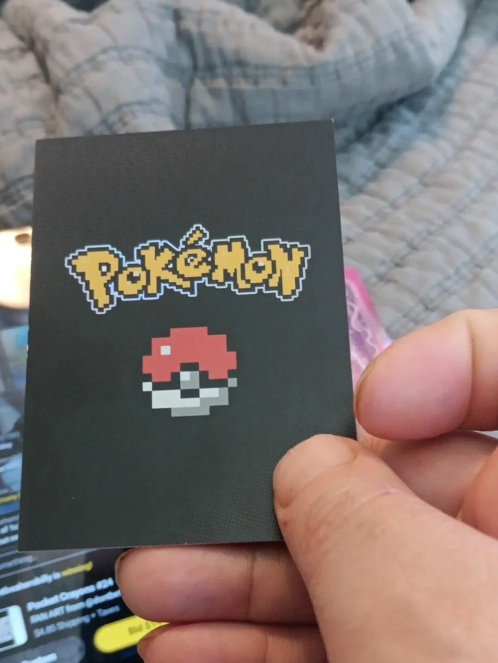 Pokemon Venusaur Holographic Card - Green, Pink, Blue